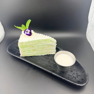 Pandan Crepe Cake(Gluten Free)